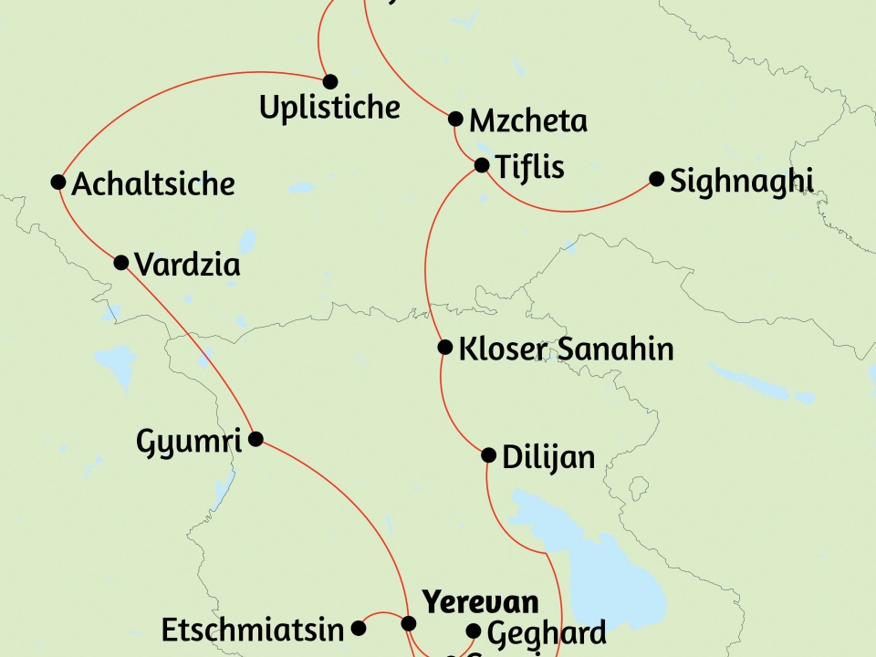 Armenien, Karte