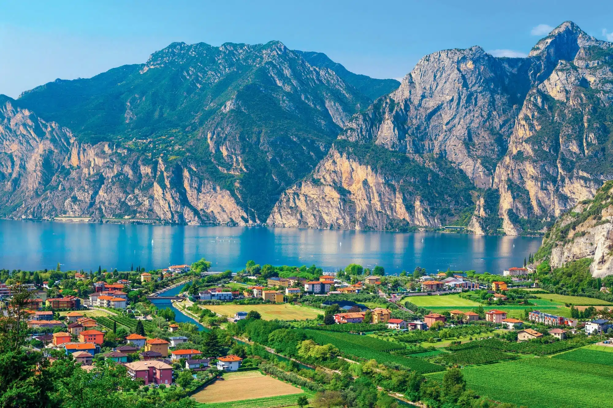 Gardasee, Blick von Torbole
