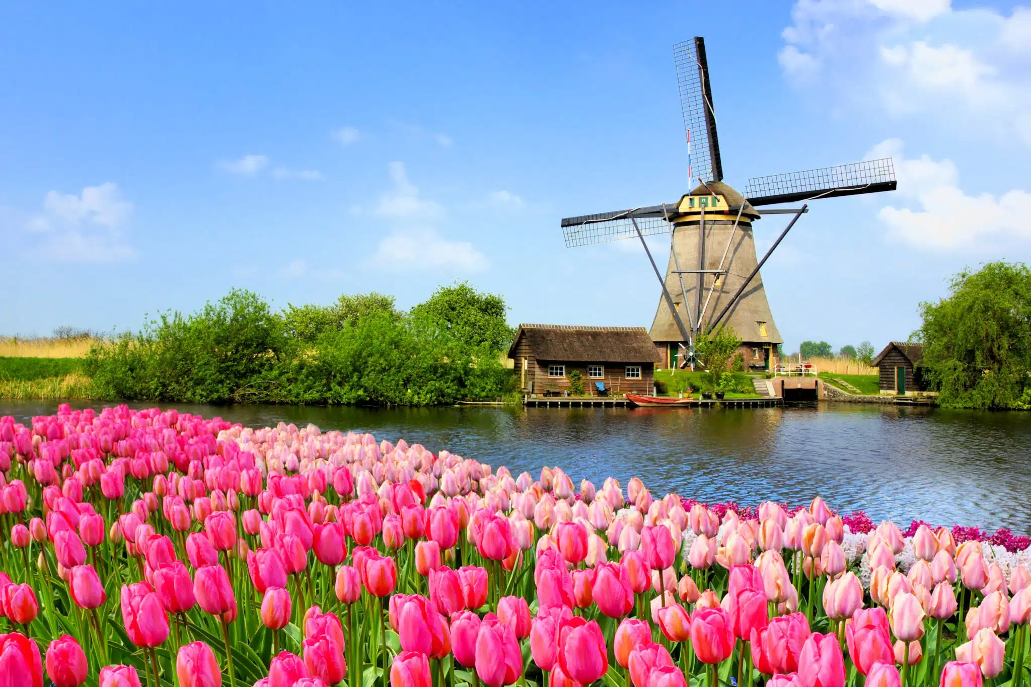 Traditionelle Windmühle