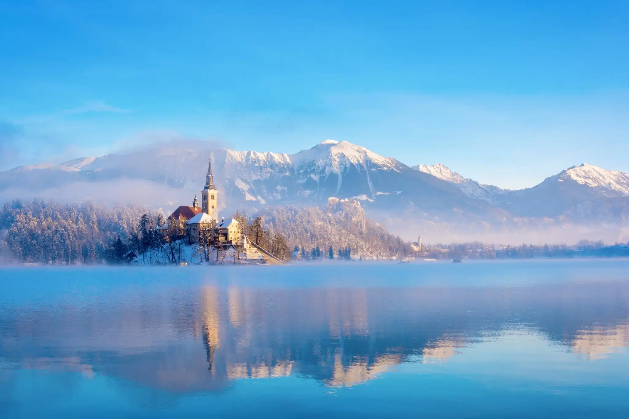 Bleder See zu Weihnachten