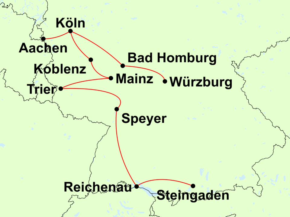 Deutsche Kaiserdome, Karte