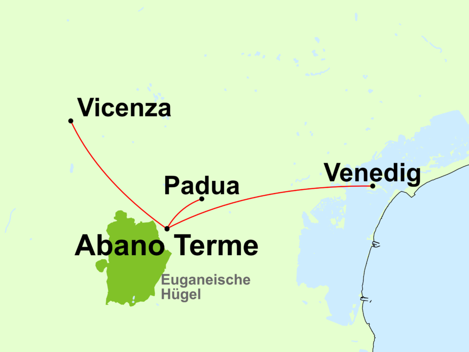 Venetien, Karte