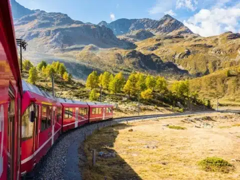 Bernina-Express in der Schweiz Bernina-Express in der Schweiz
