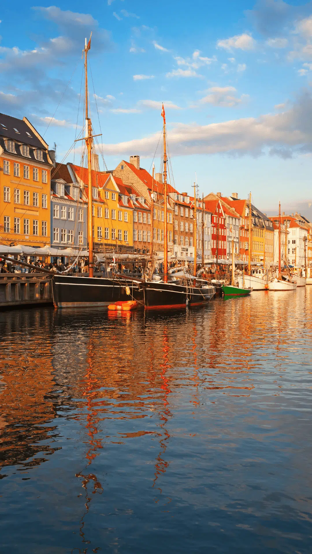 Kopenhagen, bunte Häuser im Nyhavn Kopoenhagen, bunte Häuser im Hafen