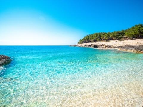 Traumhafter Strand in Kroatien