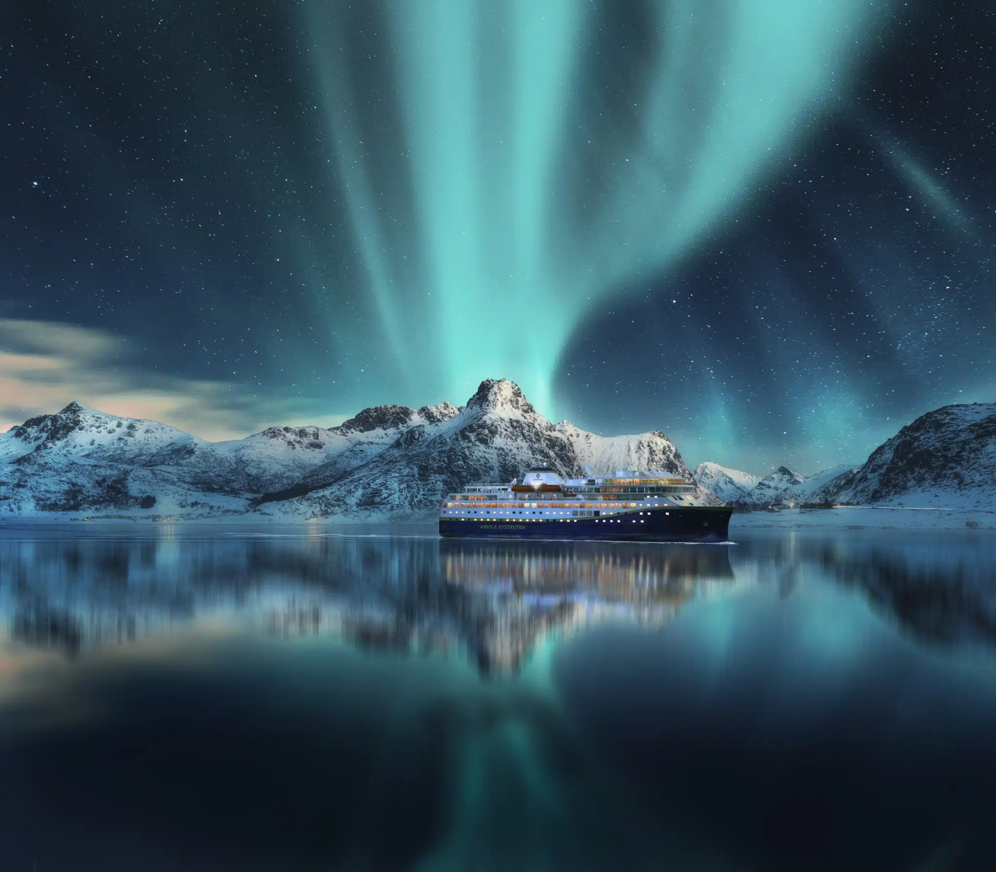 Nordlichter in den Lofoten ©Havila Voyages Nordlichter in den Lofoten ©Havila Voyages