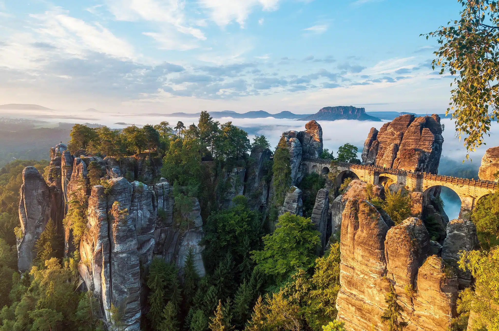 Basteibrücke©Tourismusverband Sächsische Schweiz, Rico Richter Basteibrücke©Tourismusverband Sächsische Schweiz, Rico Richter