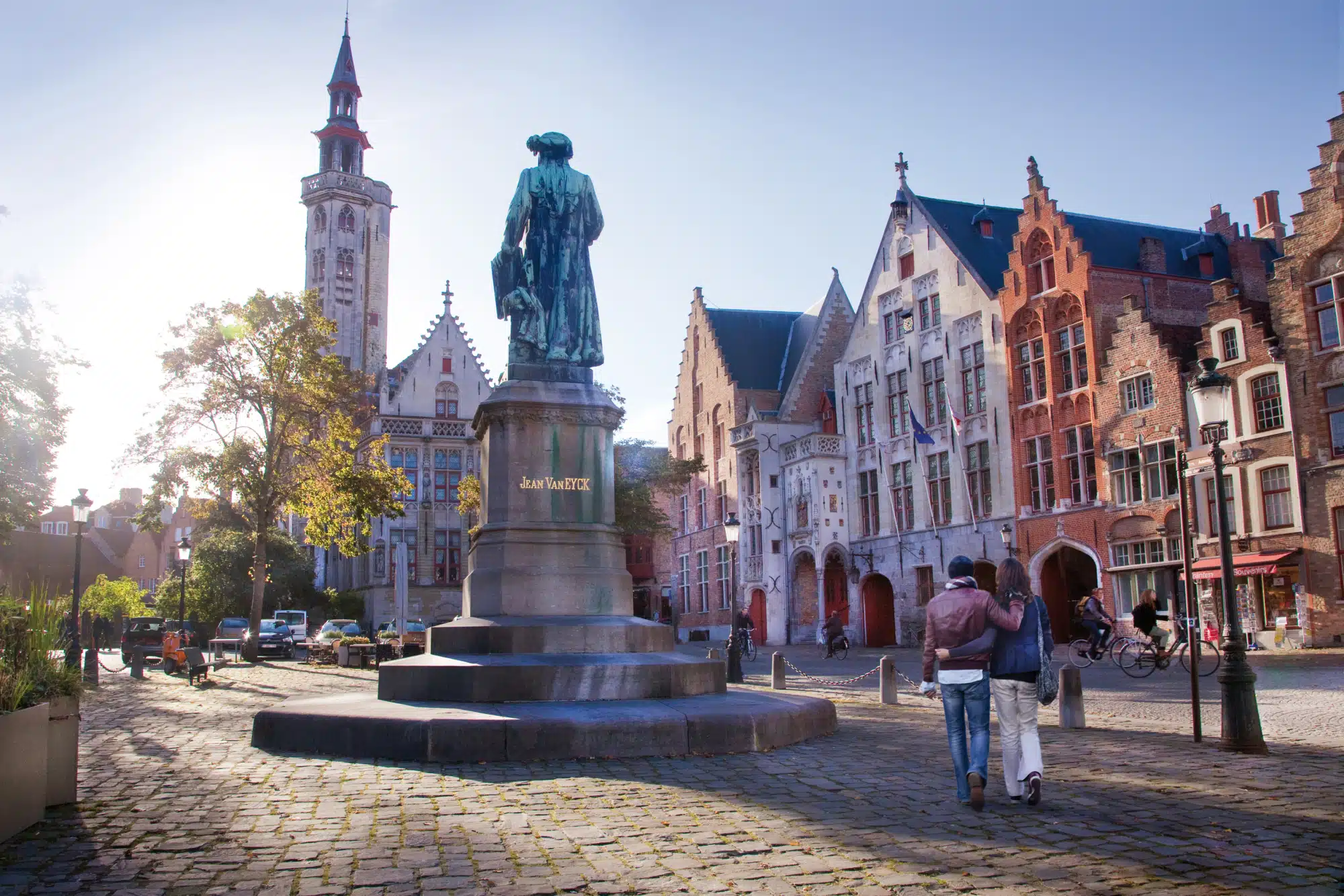 Jan van Eyckplein Brügge © Toerisme Brugge_Jan D'Hondt