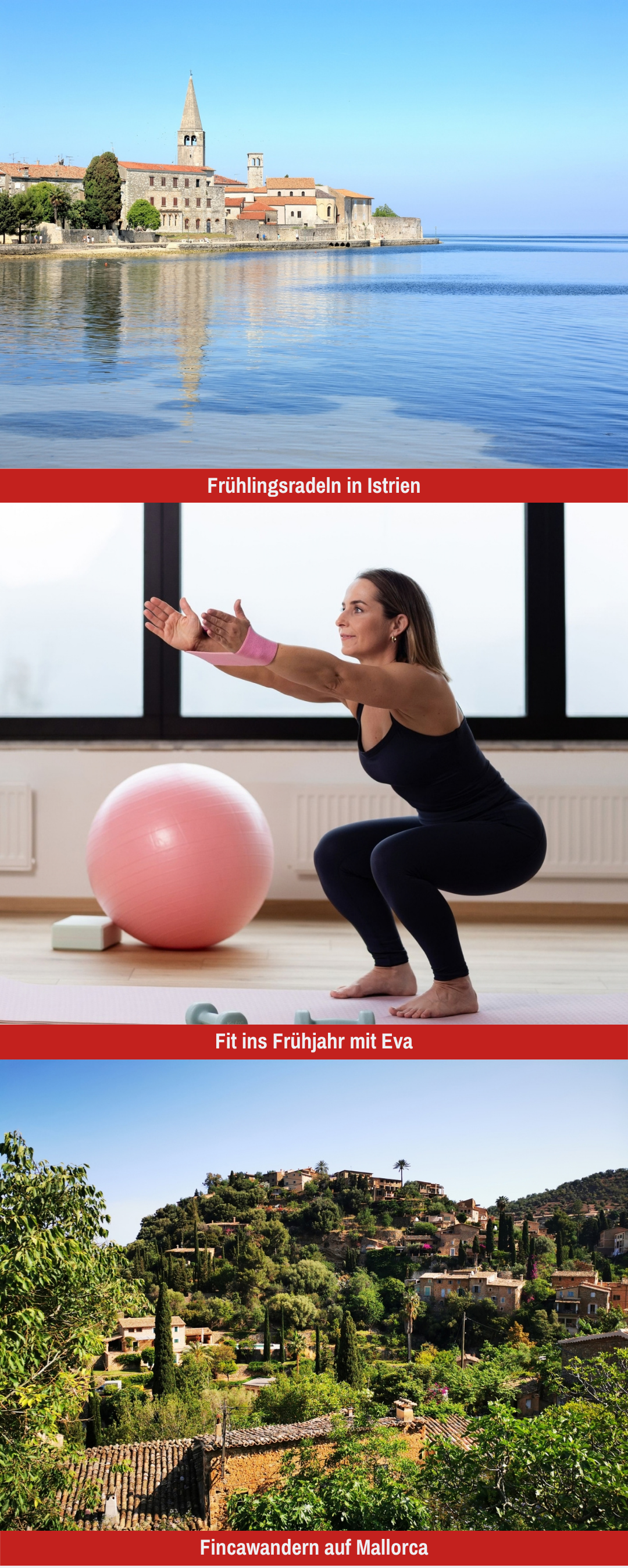 Aktivreisen im Frühling 2027 Aktivreisen im Frühling 2027